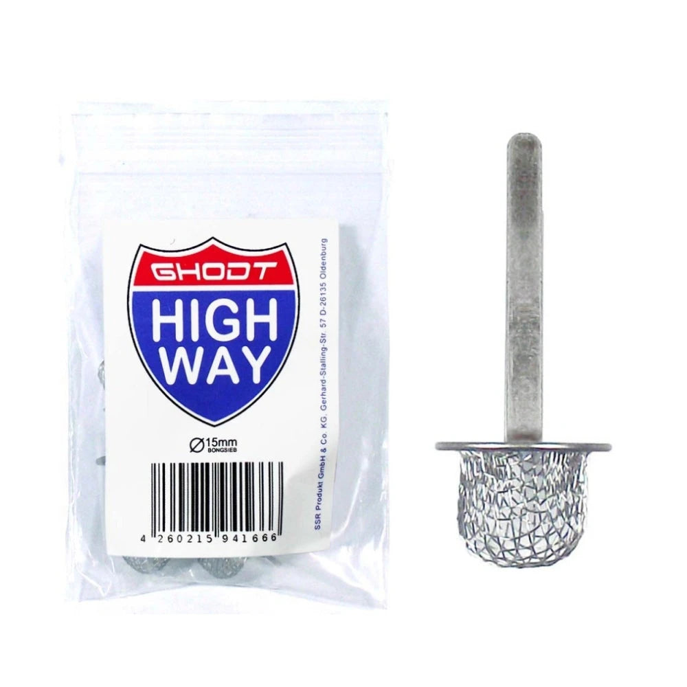 Bong Einhängesieb 15mm (10 Stk) GHODT